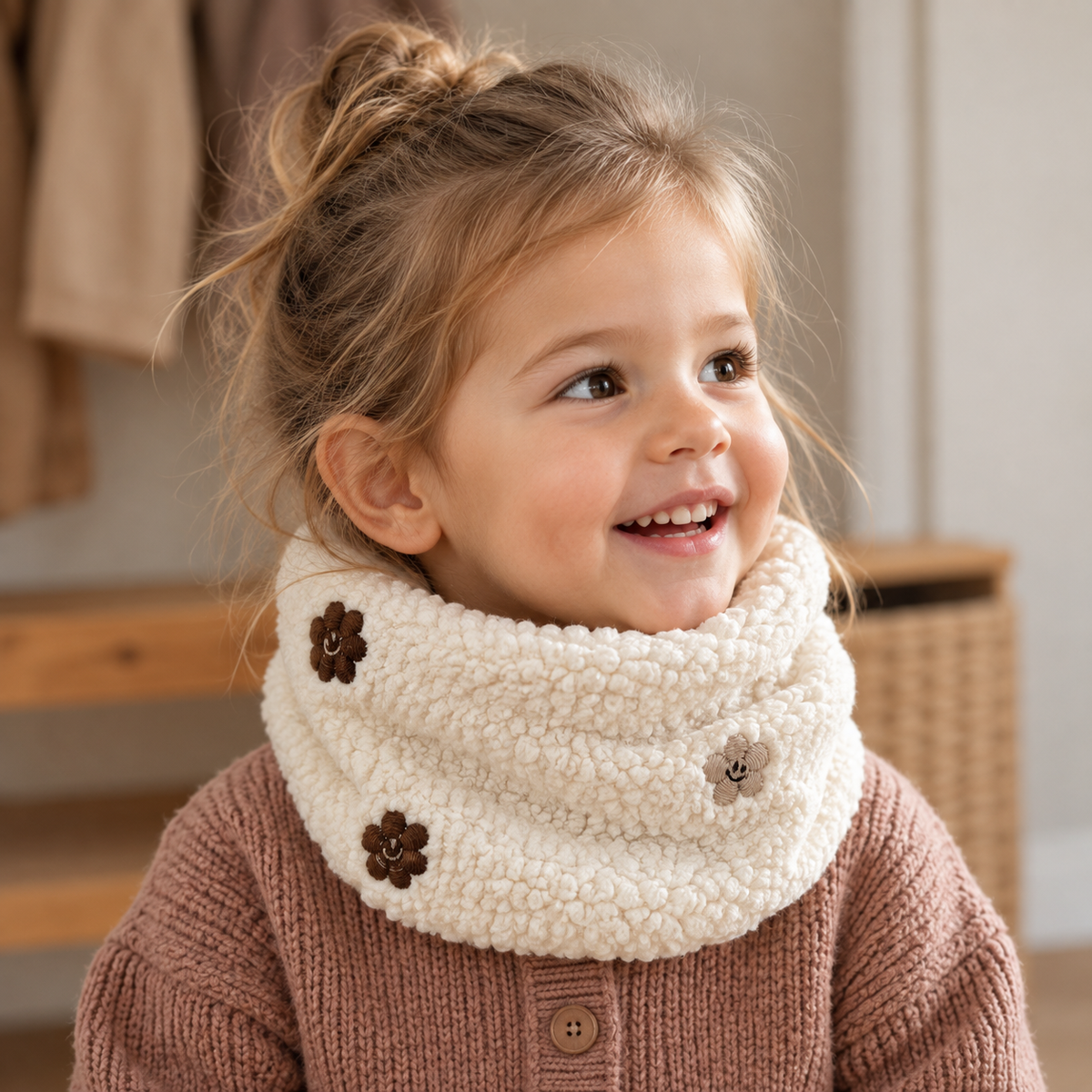 Snood enfant évolutif – chaud, sûr et facile à enfiler