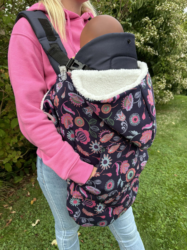 Couverture de portage motifs fleuris