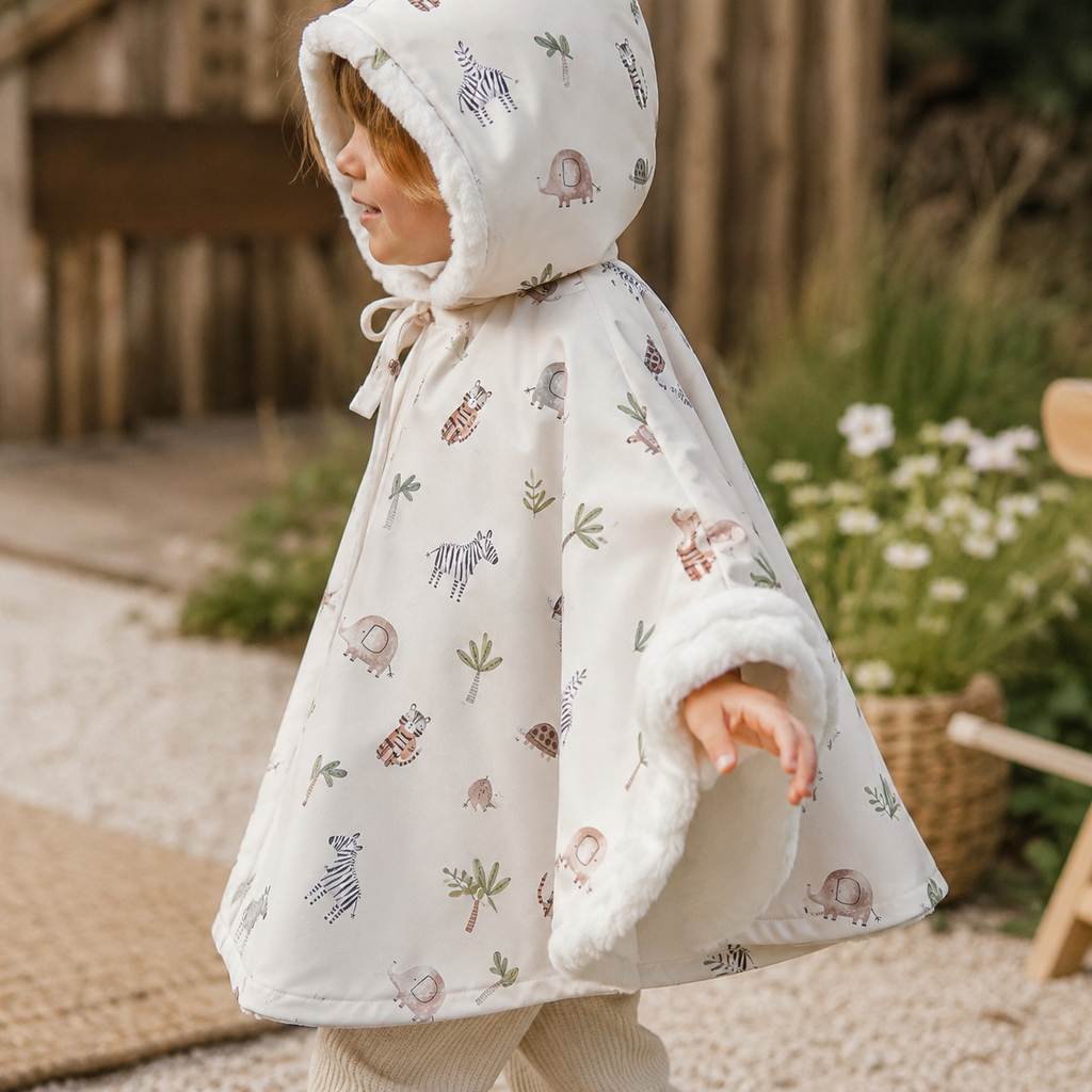 Poncho pluie enfant imperméable – cape de pluie mi-saison