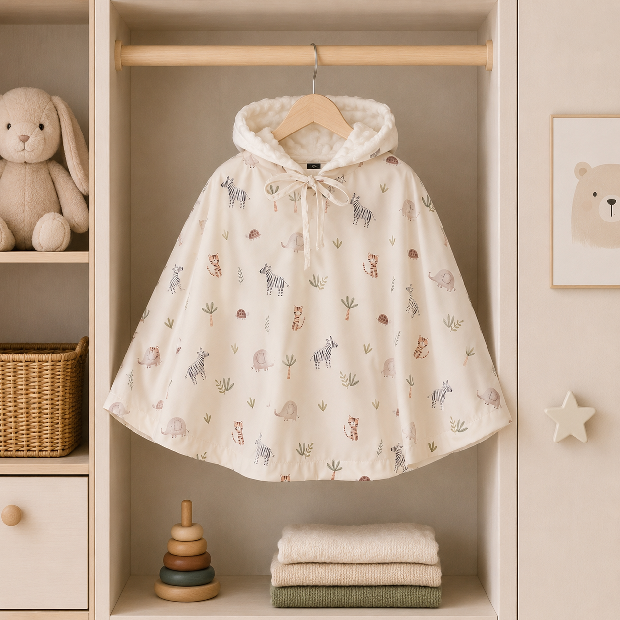 Poncho pluie enfant imperméable – cape de pluie mi-saison