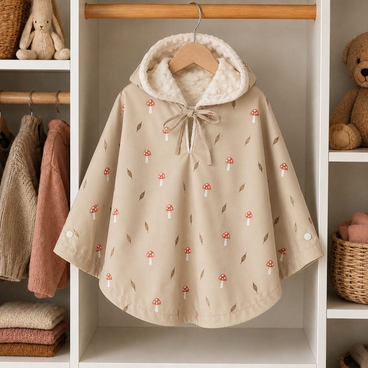 Poncho pluie enfant imperméable – cape de pluie mi-saison