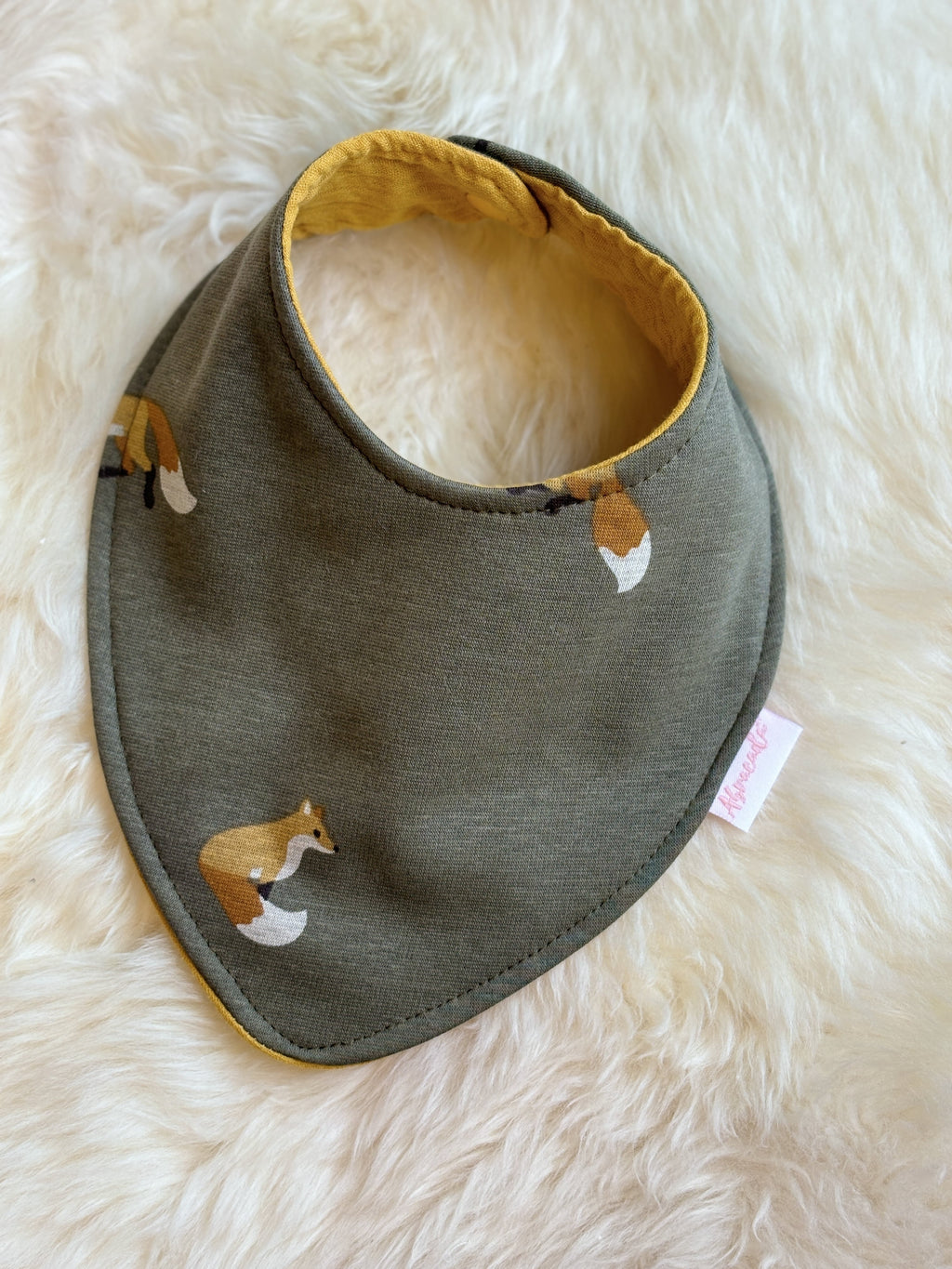 Bavoir Bandana Bébé en Double Gaze – Taille 1 an et Plus