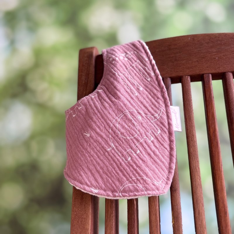 Bavoir Bandana Bébé en Double Gaze – Taille 1 an et Plus