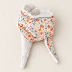 Foulard triangle enfant chaud – Chèche doublé fait main, 1 à 8 ans