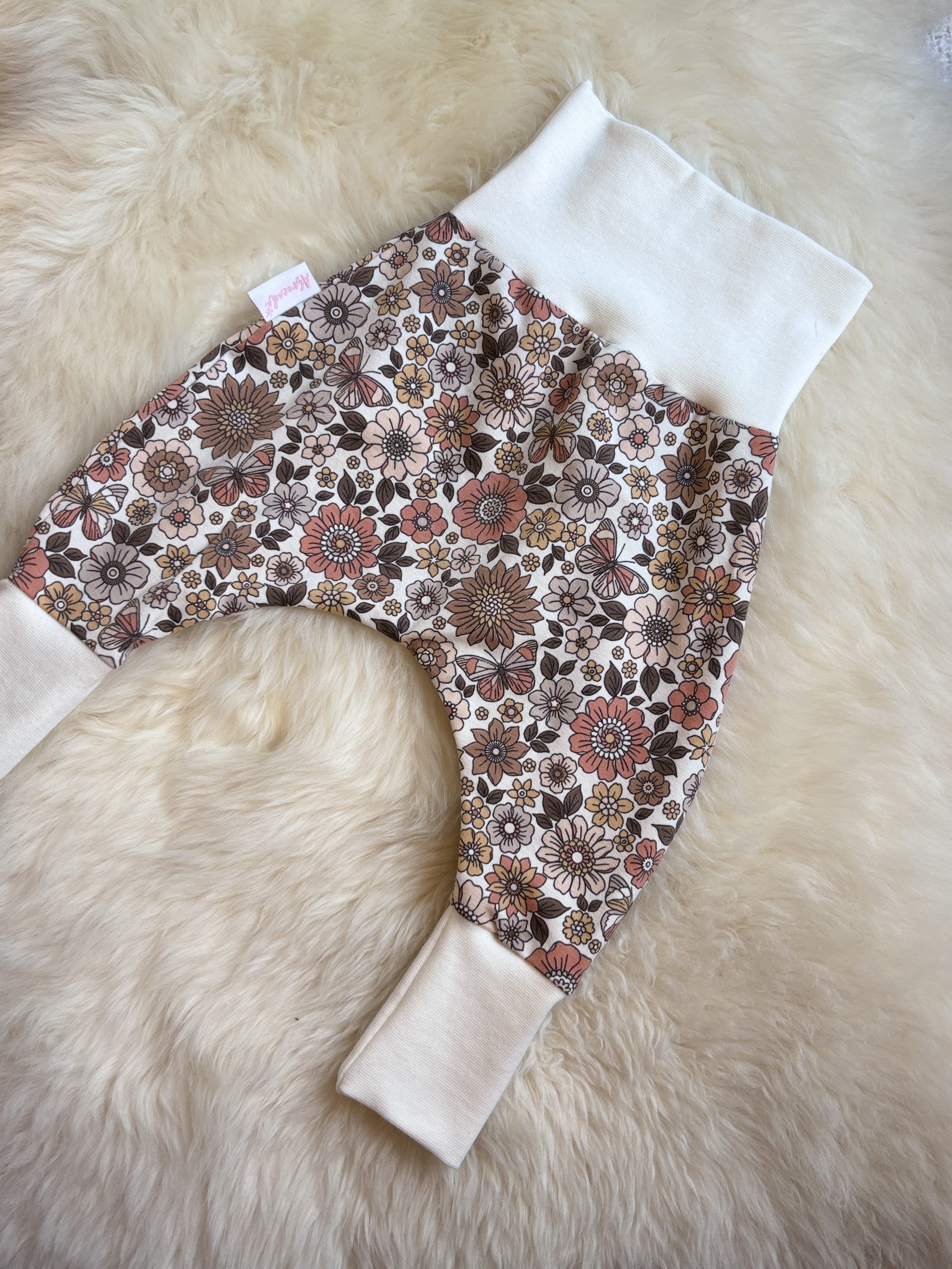 sarouel bébé évolutif motif fleuris