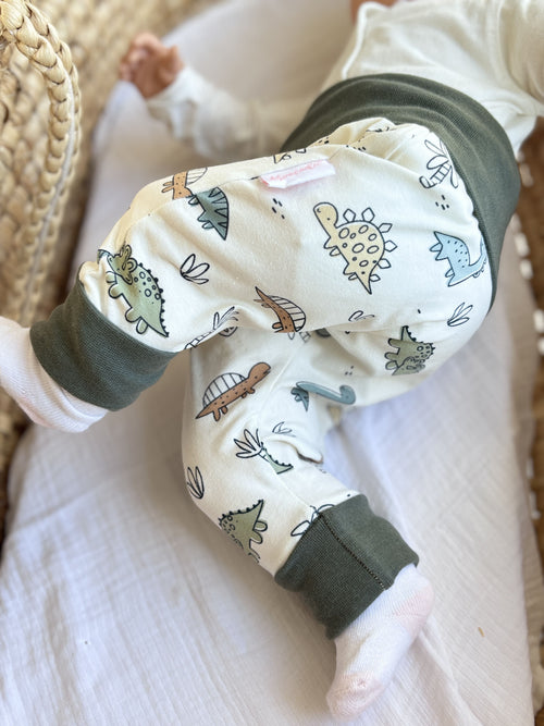 Pantalon bébé évolutif  en jersey oeko tex 