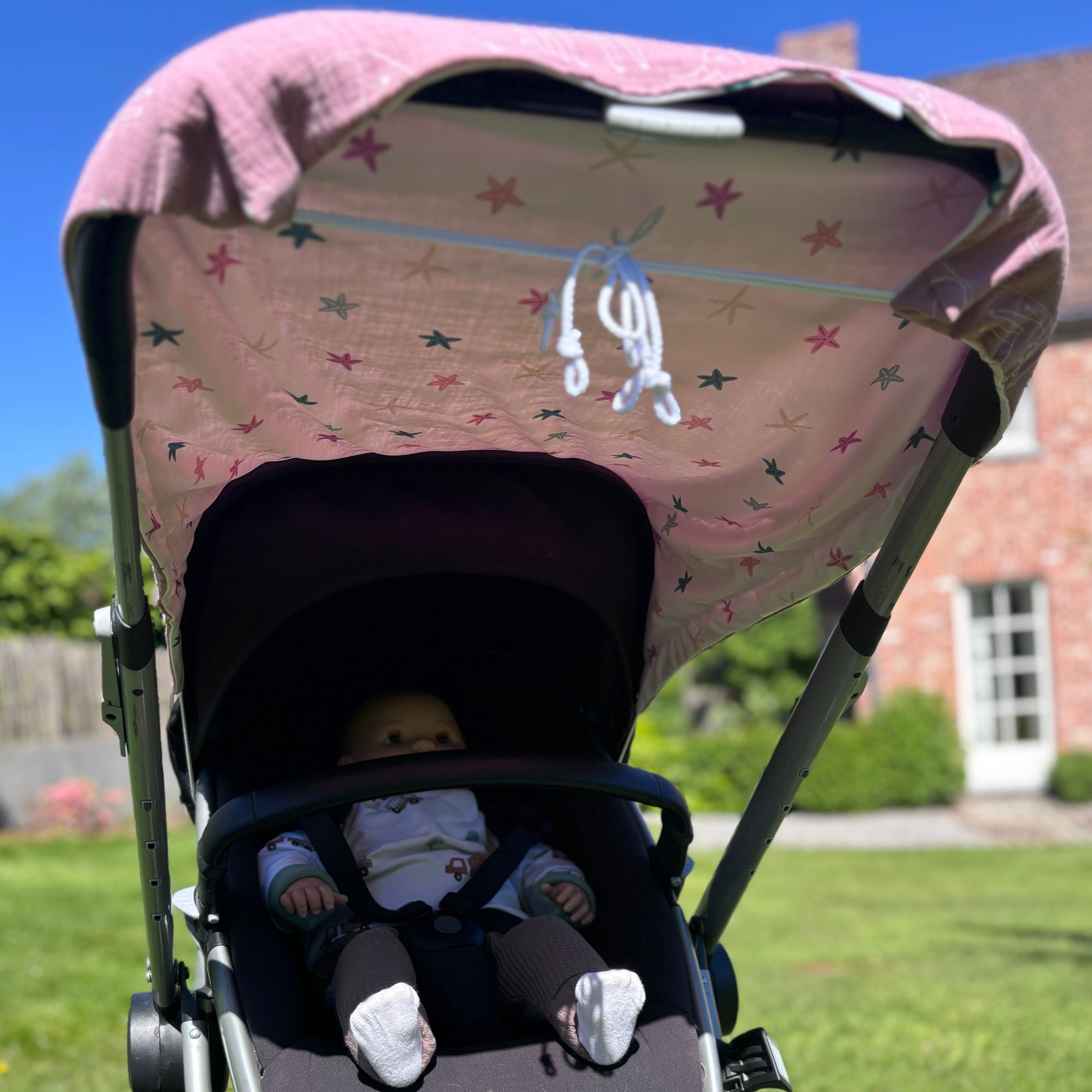 pare soleil vue intérieur poussette