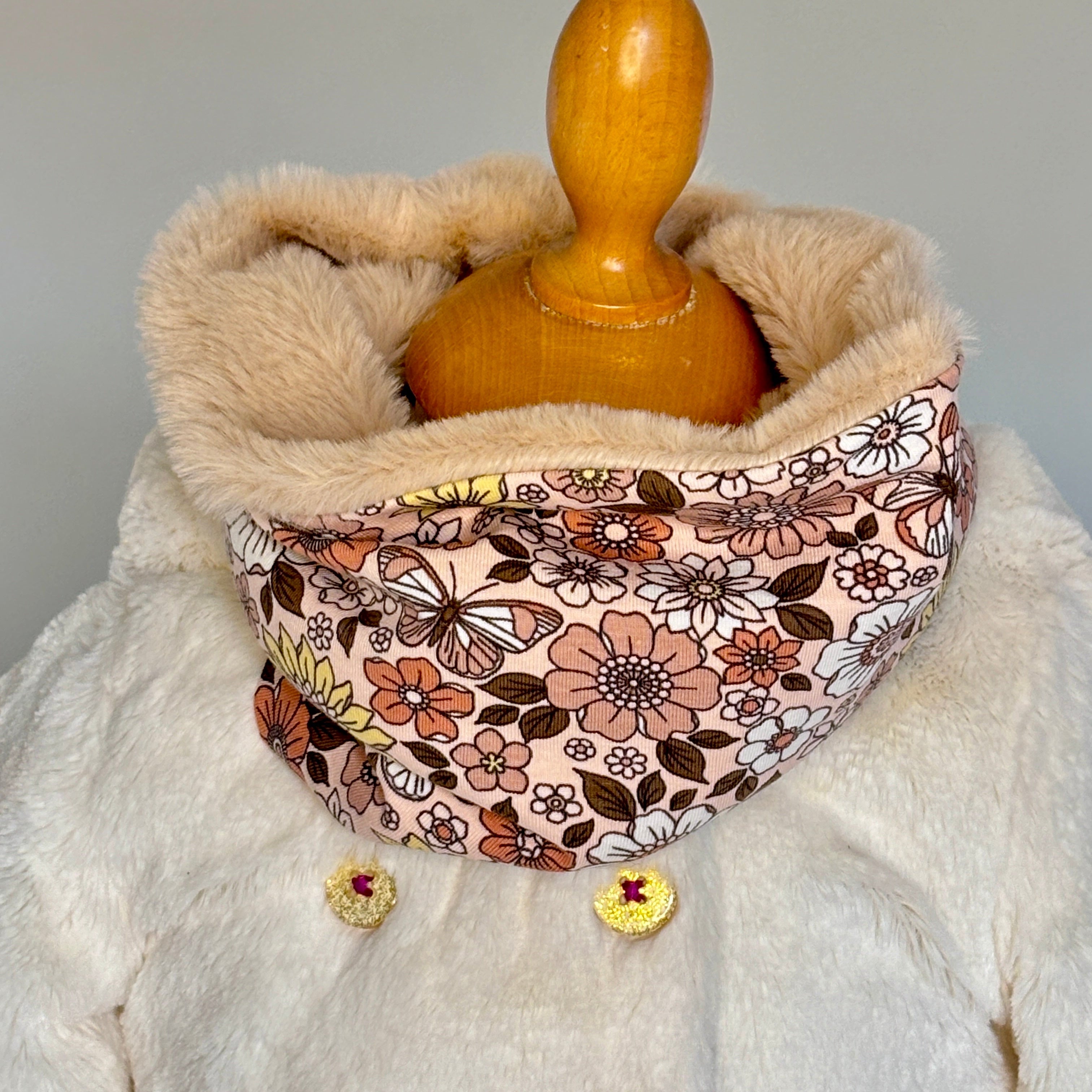 snood enfant chaud, sûr et facile à enfiler – de 1 à 12 ans