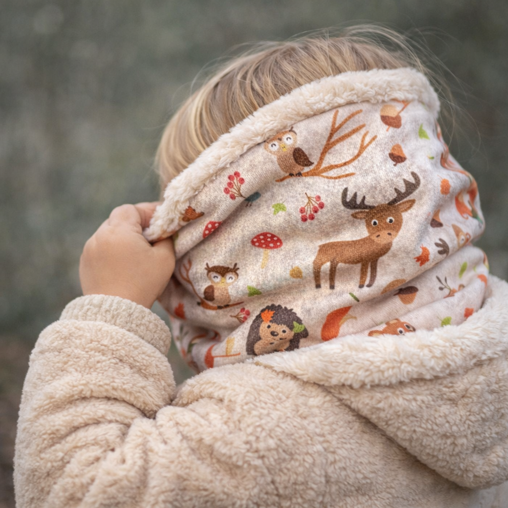 snood enfant facile à enfiler