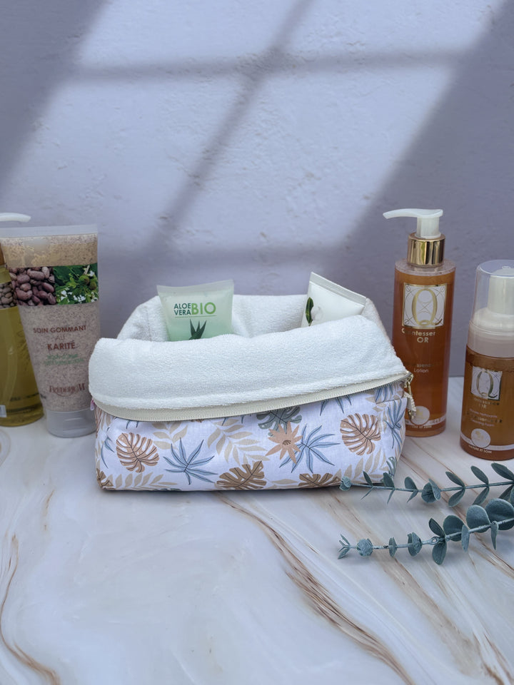 trousse de toilette pratique avec 4 poches de rangement